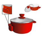 Кастрюля алюминиевая